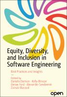 Equity, Diversity, and Inclusion in Software Engineering